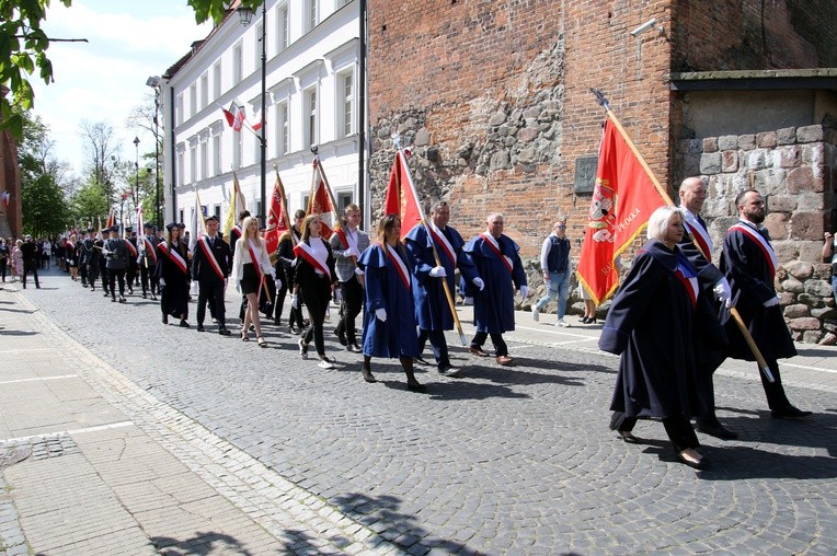 Płock. Uroczystości trzeciomajowe