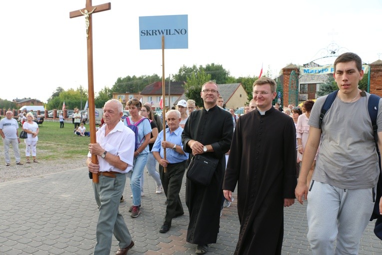 Pielgrzymi w Skępem