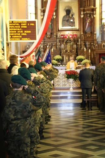 Ślubowanie strzelców w Baboszewie