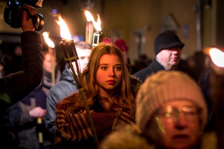 Droga Krzyżowa ulicami Ollsztyna