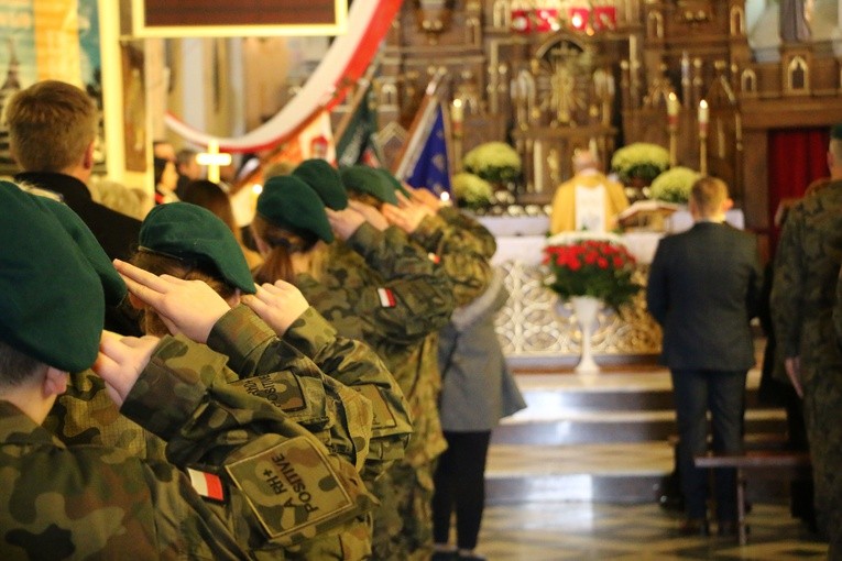 Ślubowanie strzelców w Baboszewie