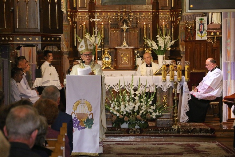 Szyszki. Wprowadzenie relikwii św. Bartłomieja Apostoła