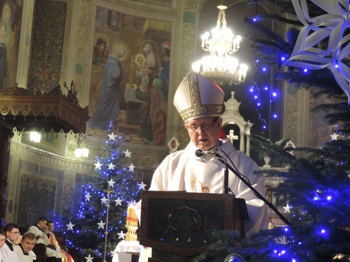 Biskup płocki wygłosił homilię.