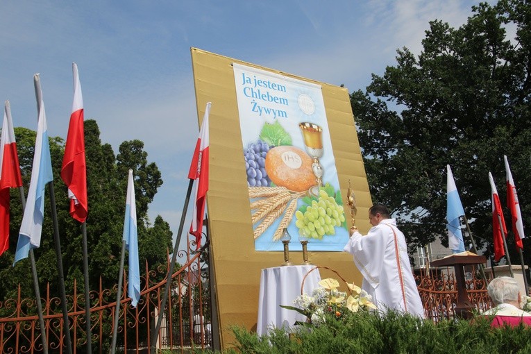 Płock. Procesja Bożego Ciała