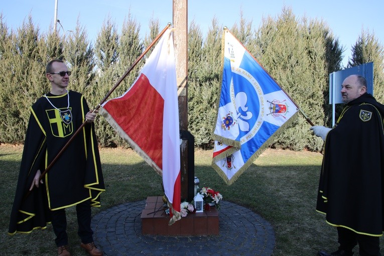 Płock. Rycerze św. Jana Pawła II w parafii Świętego Krzyża