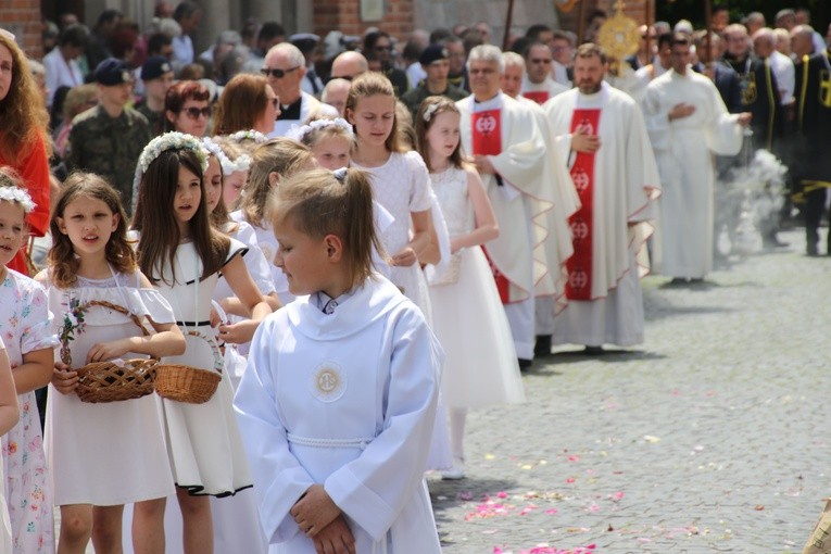 Płock. Procesja Bożego Ciała