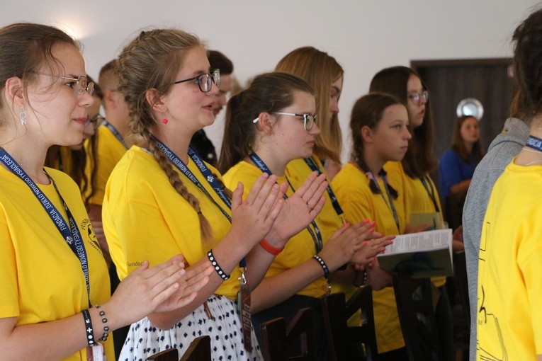 Popowo. Obóz stypendystów Fundacji "Dzieło Nowego Tysiąclecia"