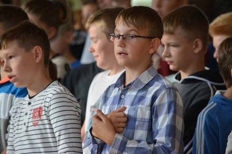 Znaki ŚDM w Makowie Mazowieckim