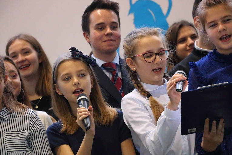 Poświęcenie budynków w ZS Katolickich w Malborku