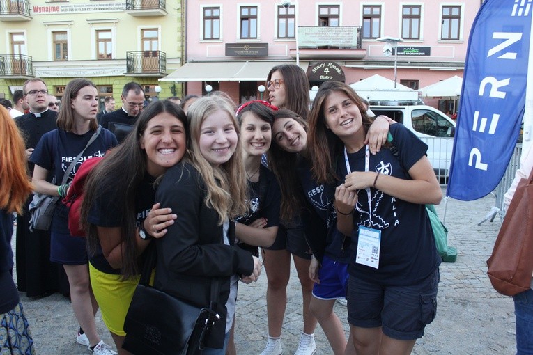 ŚDM w Płocku. Powitanie