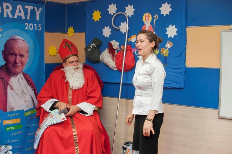 Święty Mikołaj w przedszkolu bł. Franciszki