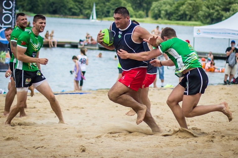 Rugby plażowe w Olsztynie