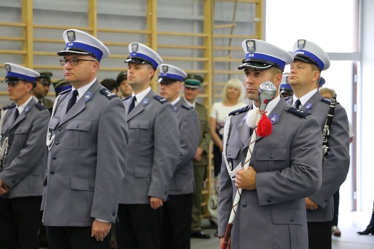Sztandar dla policji w Przasnyszu