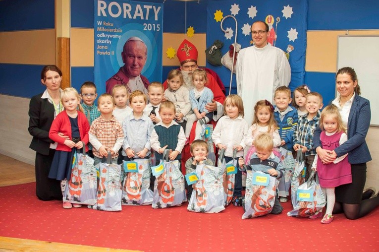 Święty Mikołaj w przedszkolu bł. Franciszki