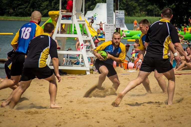 Rugby plażowe w Olsztynie