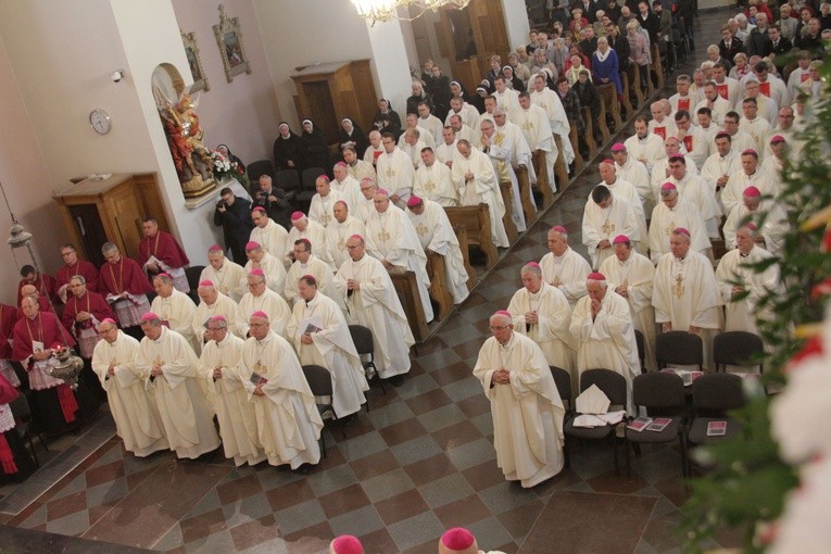 Episkopat w Płocku. Msza w kolegiacie