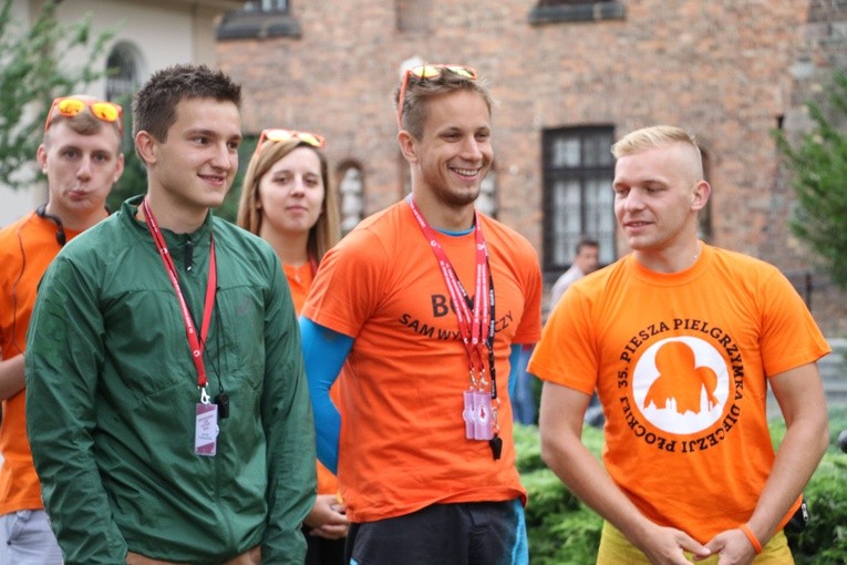 Początek pielgrzymki na Jasną Górę