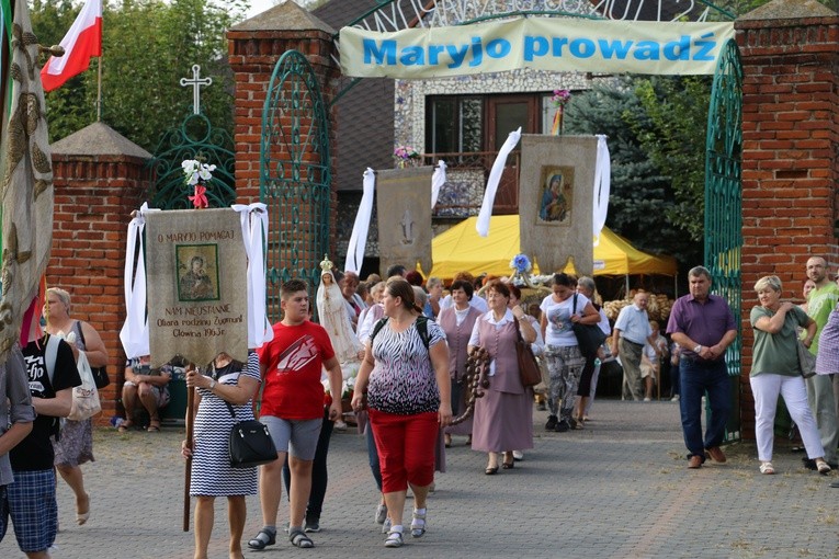 Pielgrzymi w Skępem