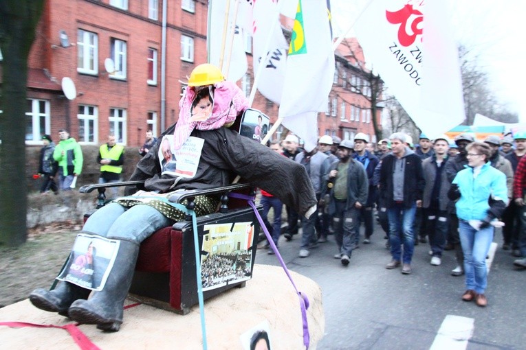 Protestujący sparaliżowali centrum Gliwic