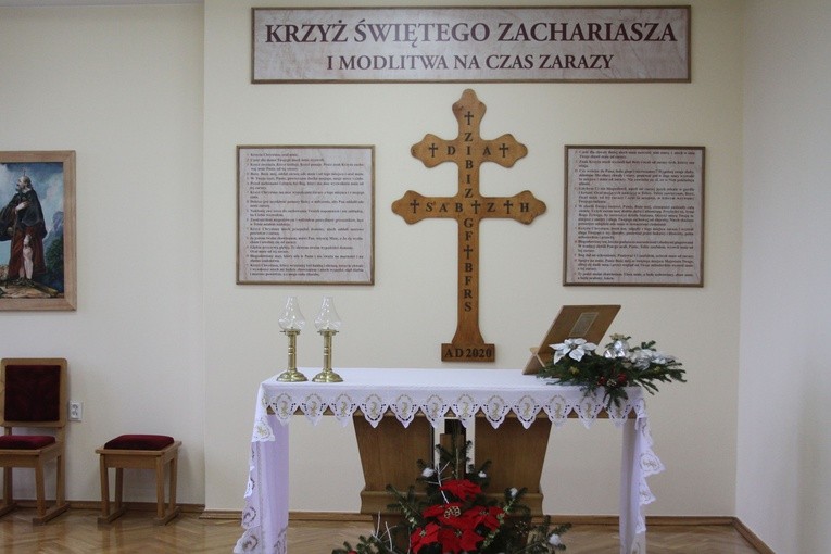 Ciechanów. Poświęcenie krzyża morowego