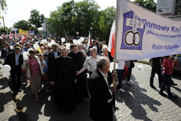 Marsz dla Życia i Rodziny w Pułtusku 2015