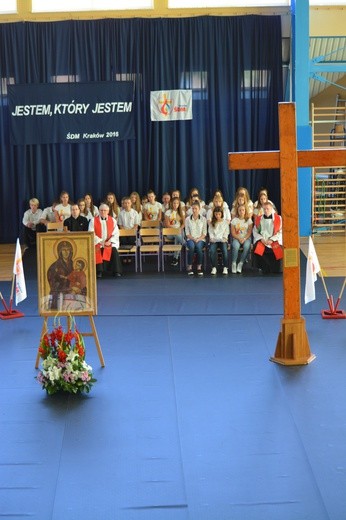 Znaki ŚDM w Makowie Mazowieckim