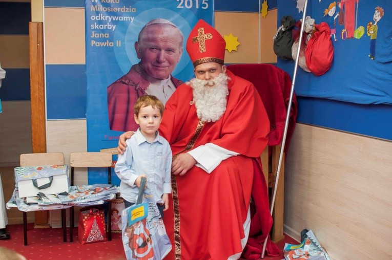 Święty Mikołaj w przedszkolu bł. Franciszki