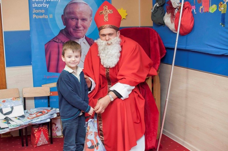 Święty Mikołaj w przedszkolu bł. Franciszki