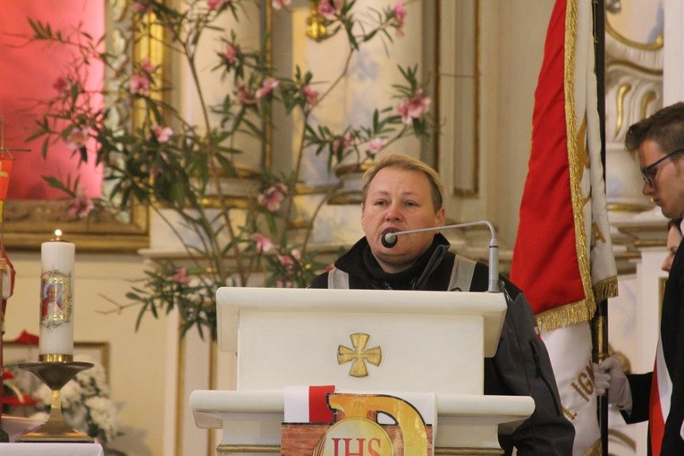 Poświęcenie tablicy wołyńskiej w Płocku