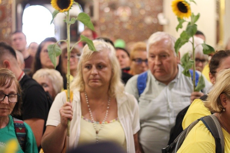 Pielgrzymka. W kaplicy Matki Bożej