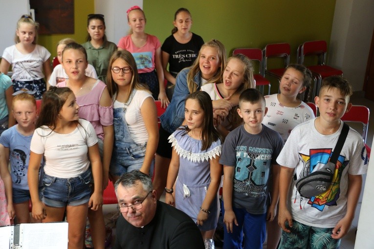 Warsztaty muzyczne w Dąbrowie k. Mławy