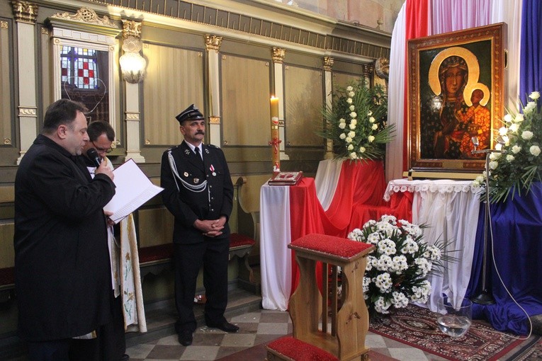 Skępe. Nawiedzenie w parafii Zwiastowania NMP