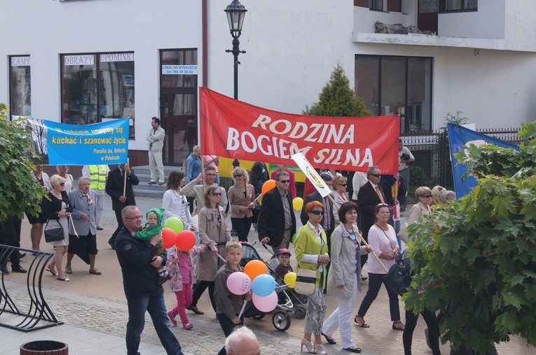 Marsz dla Życia i Rodziny w Ciechanowie 2015