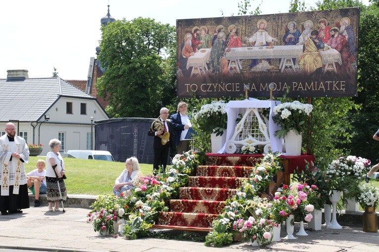 Płock. Procesja Bożego Ciała