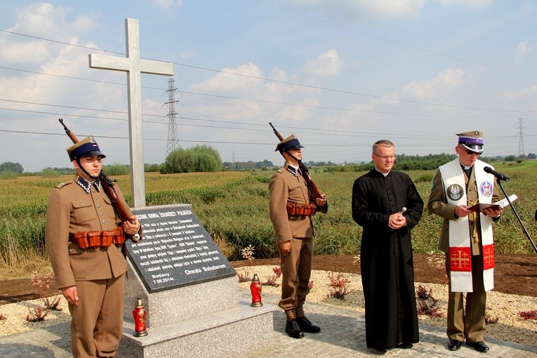 Odsłonięcie pomnika w Radłowie