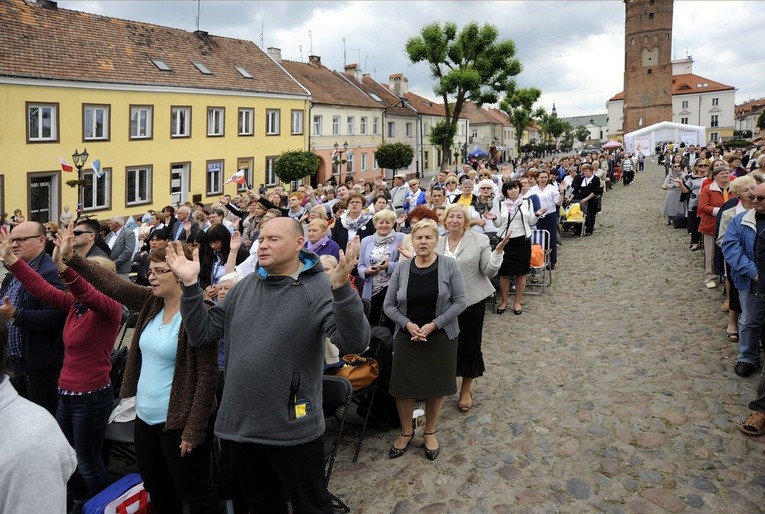 Pułtusk. Powitanie obrazu Matki Bożej Częstochowskiej. 2