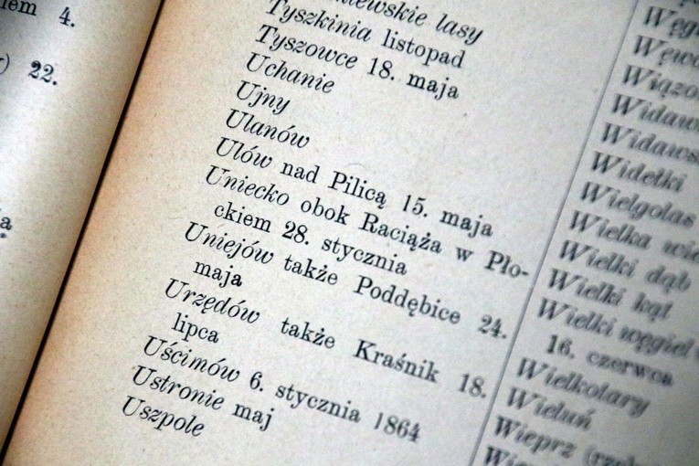 Unieck. Pamiątki związane z powstaniem 1863 r.