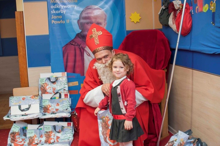 Święty Mikołaj w przedszkolu bł. Franciszki