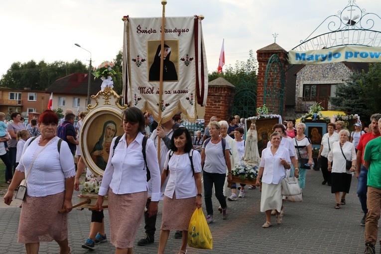 Pielgrzymi w Skępem