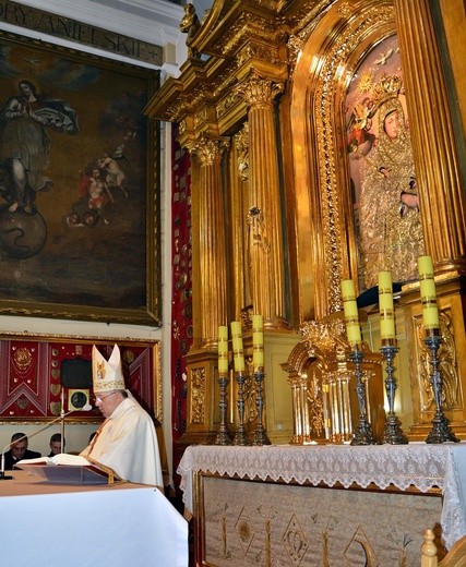 Czerwińsk n. Wisłą. Nawiedzenie w parafii Zwiastowania NMP