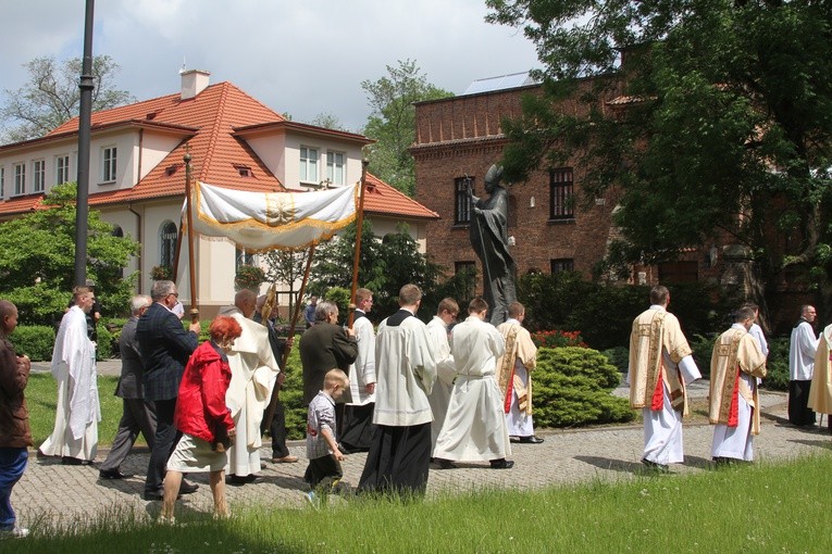 Płock. Obchody Bożego Ciała