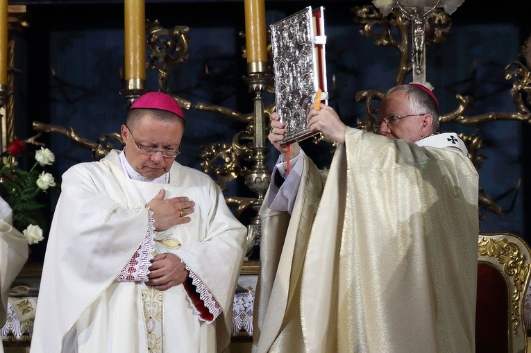 Pożegnanie arcybiskupa nominata Grzegorza Rysia