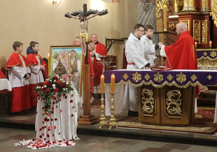 Relikwie rodziny Ulmów w Dzierzgoniu