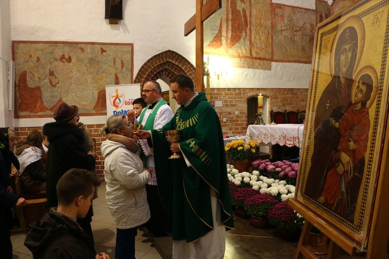Peregrynacja symboli ŚDM - Morąg