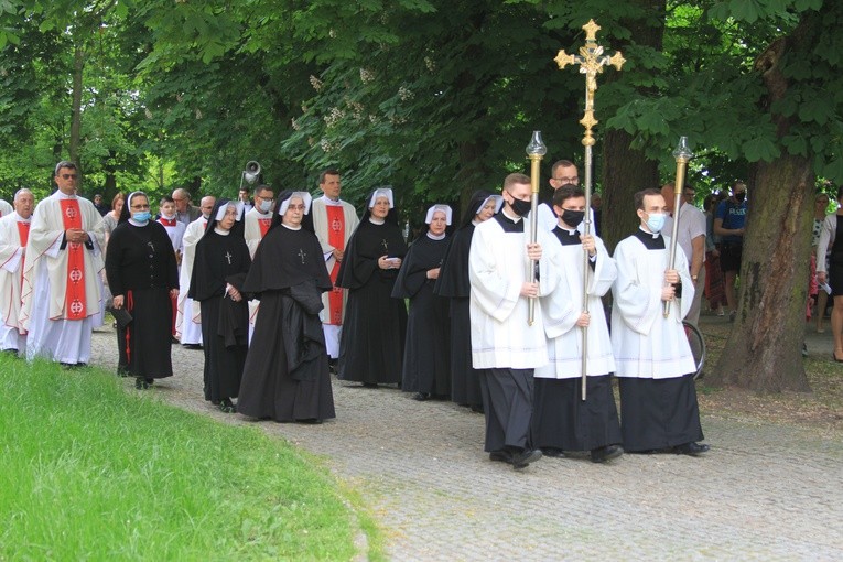 Płock. Boże Ciało w katedrze