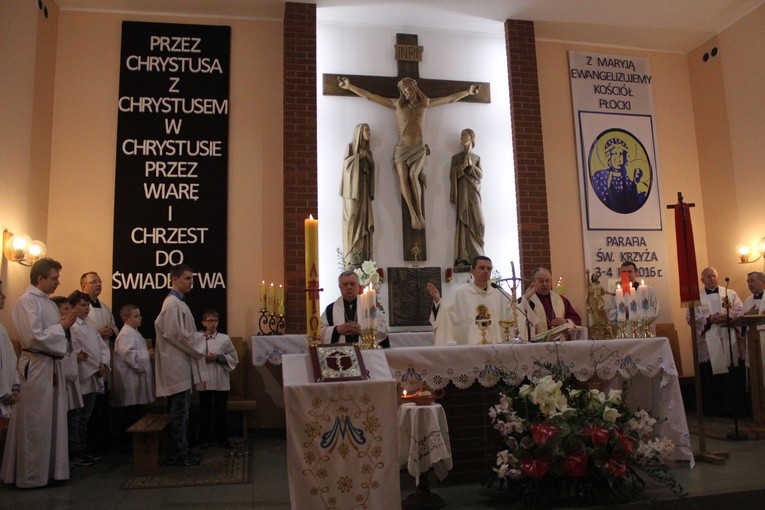 Płock. Nawiedzenie w parafii św. Krzyża