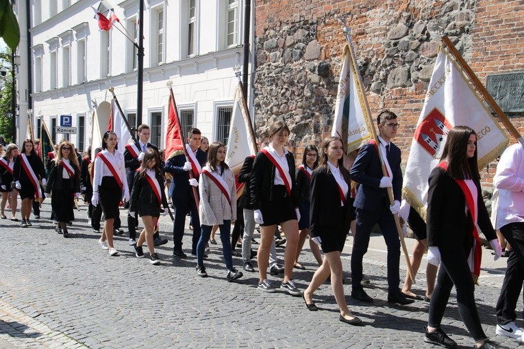 Płock. Uroczystości trzeciomajowe