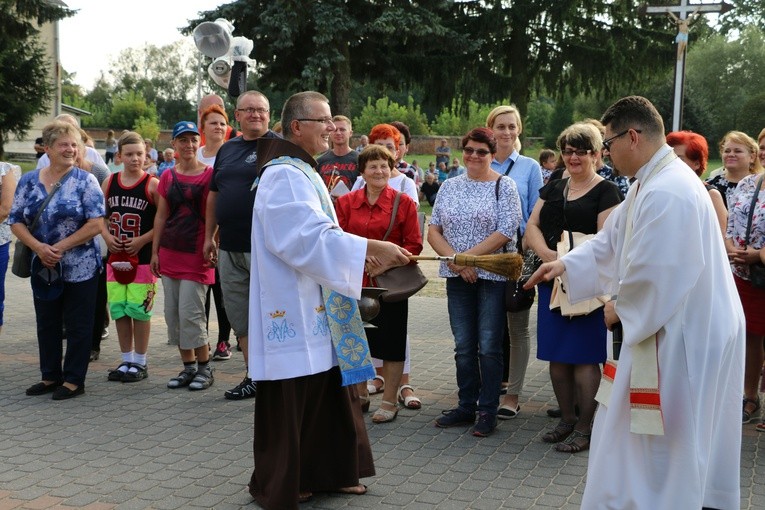 Pielgrzymi w Skępem