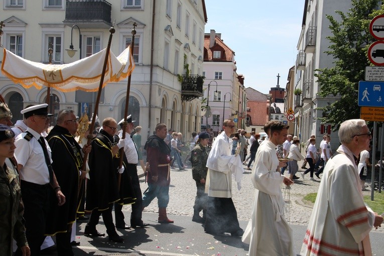 Płock. Procesja Bożego Ciała