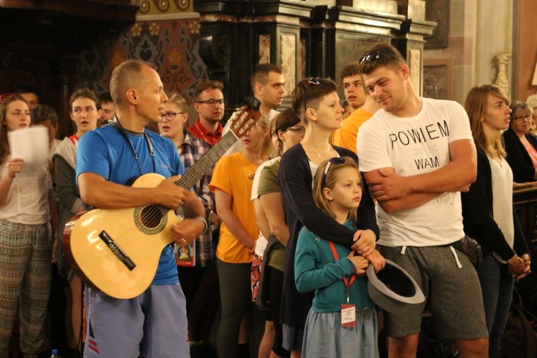 Początek pielgrzymki na Jasną Górę